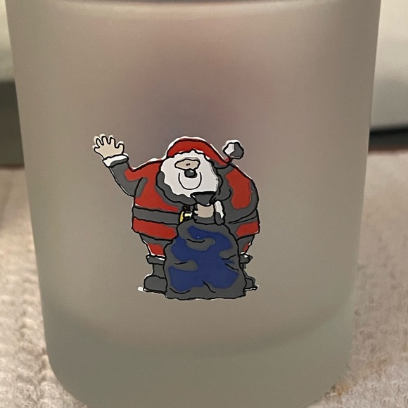 4 CHRISTMAS GLASSES CHRISTMAKKUH Old Fashioned WHISKEY On The Rocks GLASSES VTG - Picture 10 of 16